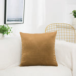 Load image into Gallery viewer, Velvet Fabric Cushion Cover ( 8 color options)
