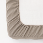Load image into Gallery viewer, 55% French Linen 45% Cotton Sheet Set - Dark Oatmeal Color (4 pcs)
