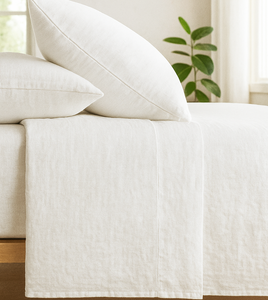 Tencel Linen Sheet Set - Oatmeal Color (4 pcs)
