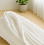 Load image into Gallery viewer, Muslin Cotton Duvet Cover Set - White Color
