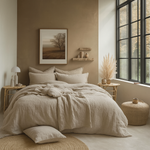 Load image into Gallery viewer, Muslin Cotton Sheet Set - Beige Color (4 pcs)
