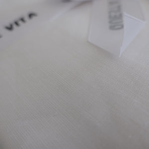 80%TENCEL 20% Linen Duvet Cover Set - White Color