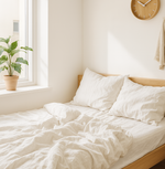 Load image into Gallery viewer, 80%TENCEL 20% Linen Duvet Cover Set - White Color
