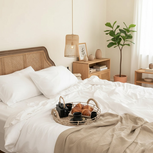 100% Bamboo Duvet Cover Set - Champagne Color