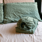 Load image into Gallery viewer, Linen Fitted Sheet (6 color options)
