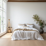 Load image into Gallery viewer, Natural Linen Duvet Cover - Off-white
