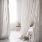 Load image into Gallery viewer, 100% French Linen Curtain/Drape (2 pcs) - Semi Sheer
