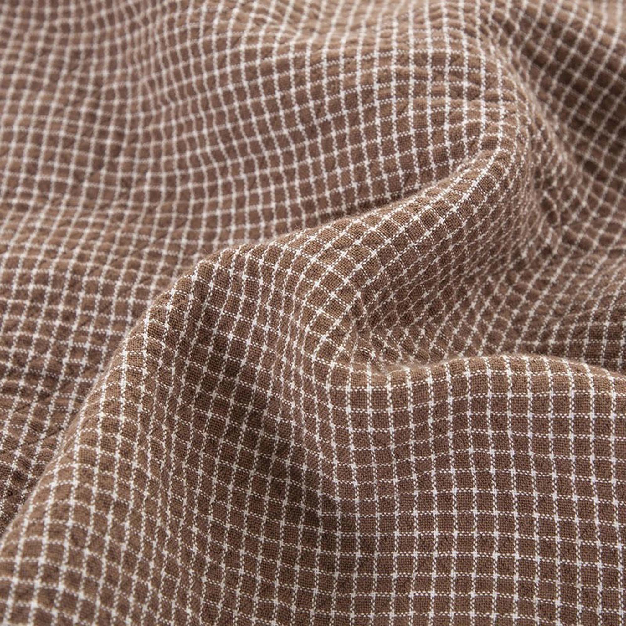 Cotton Blanket / Bed Throw - Tobacco