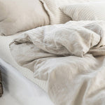 Load image into Gallery viewer, Natural Linen Duvet Cover - Natural
